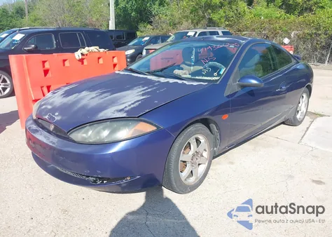 1999 Mercury Cougar V6 из США, поврежденный, VIN 1ZWFT61L9X5606951